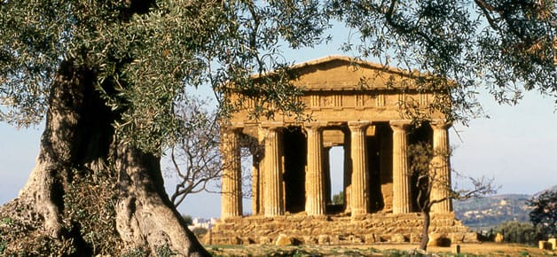 El Valle de los Templos, en Sicilia
