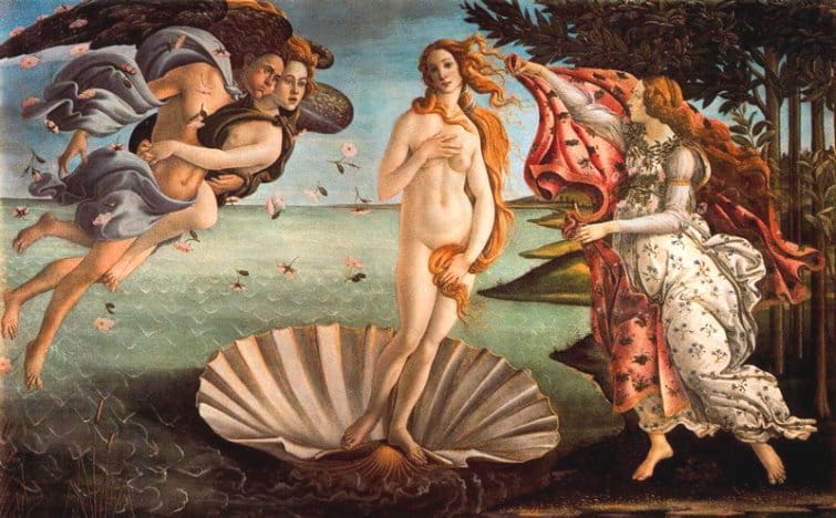 el Nacimiento de Venus
