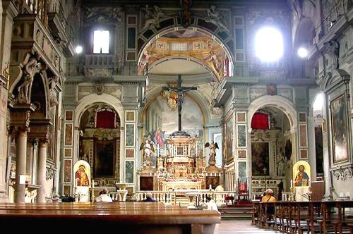 La Chiesa Ognissanti, en Florencia