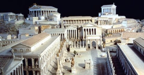 El Foro romano en la Antiguedad