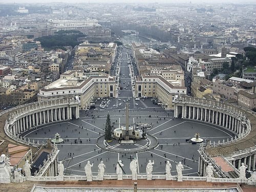 Plazas de Roma, arquitectura barroca y neoclásica