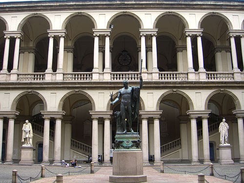 La Pinacoteca de Brera en Milán