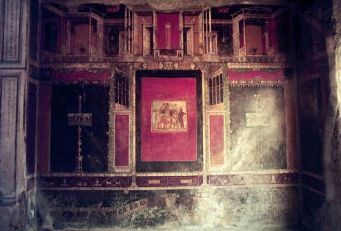 La pintura romana, el estilo ornamental