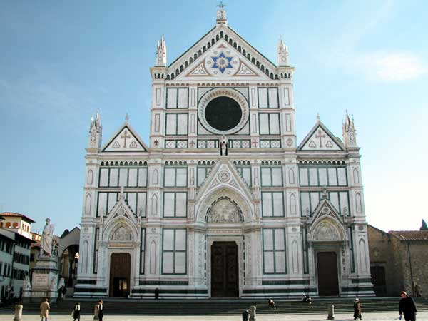 La basílica de la Santa Cruz de Florencia