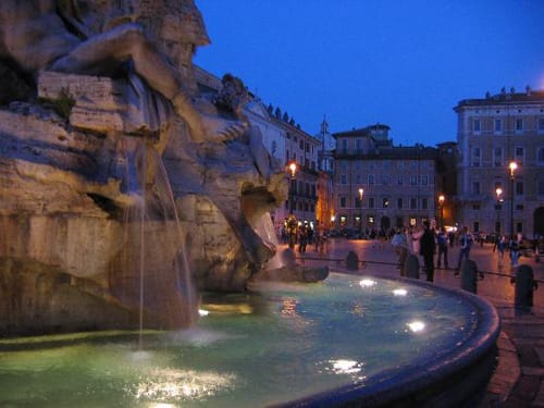 Piazza Navona, lugar pintoresco de Roma