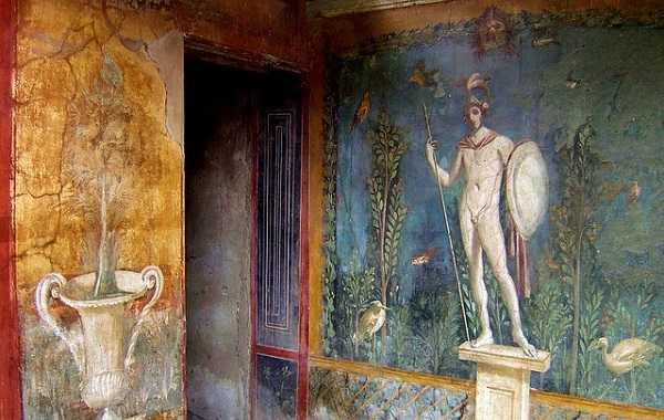 Fresco en Pompeya