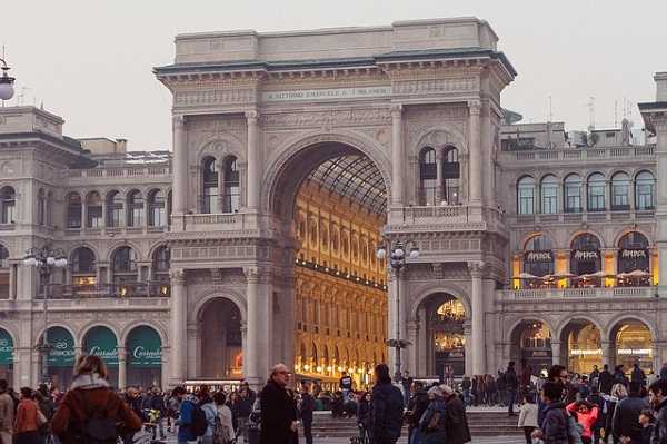 Galería Vittorio Emanuele II entrada