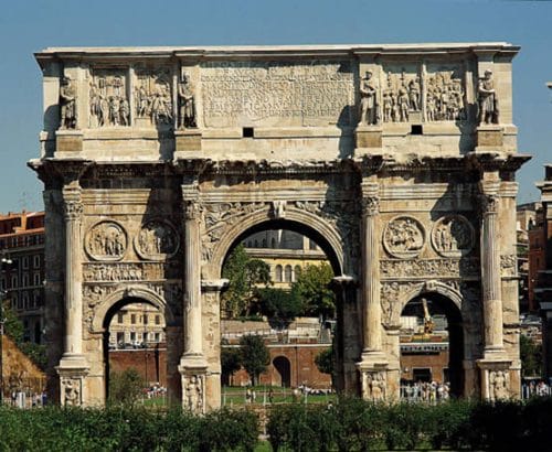 El Arco de Constantino, en Roma
