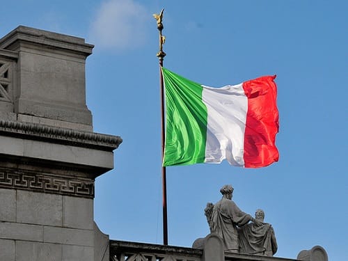 Bandera de Italia, historia y significado
