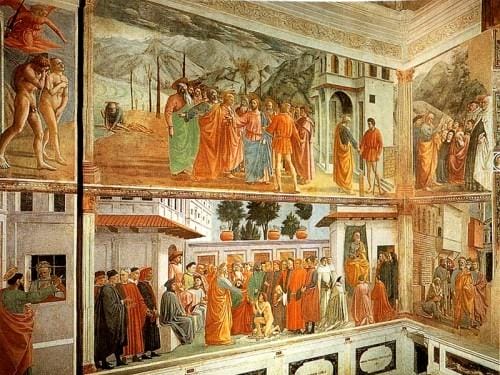 Admira los frescos en la capilla Brancacci, Florencia