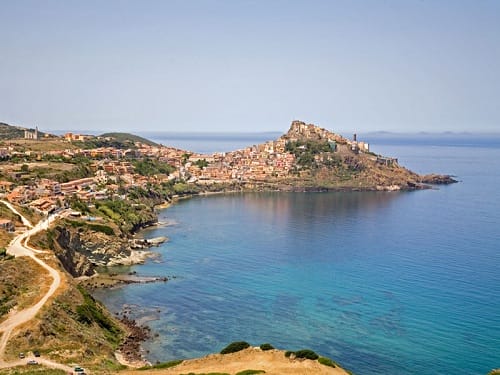 Castelsardo, un pueblo en Cerdeña, Italia
