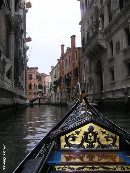 En góndola por Venecia