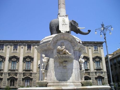La Fuente del Elefante, símbolo de Catania