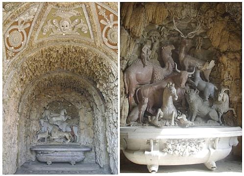 La Gruta de los Animales en la Villa Castello La Gruta de los Animales en la Villa Castello