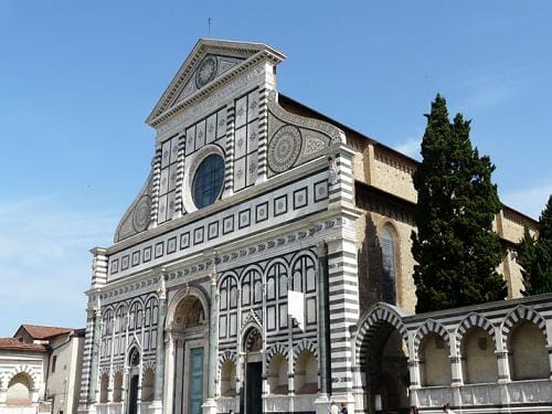 La Iglesia Santa María Novella en Florencia