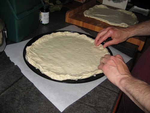 Masa de pizza italiana
