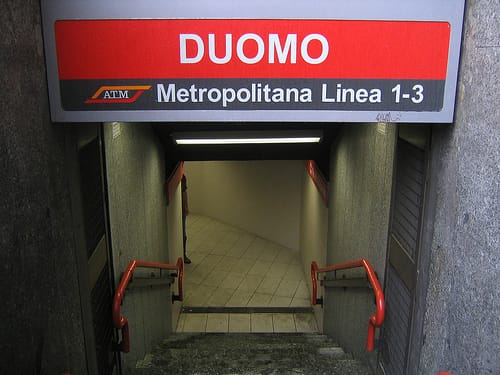 El moderno Metro de Milán