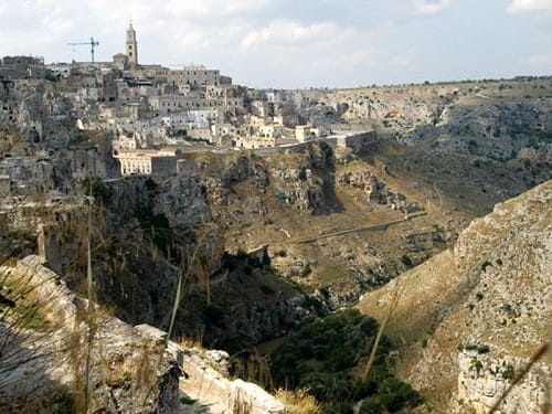 Las iglesias y monasterios en Matera