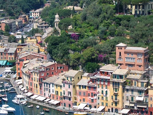Lugares tipicos de Portofino, en Génova
