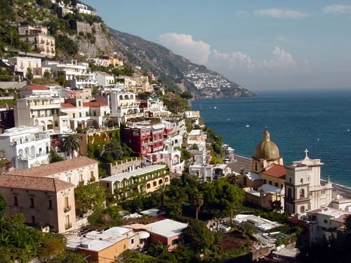 Ruta desde Positano hacia Amalfi