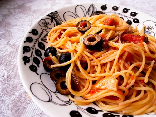 Desde Nápoles, Spaghetti alla puttanesca