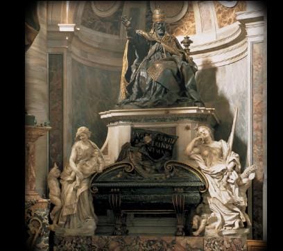 La tumba de Urbano VIII, de Bernini