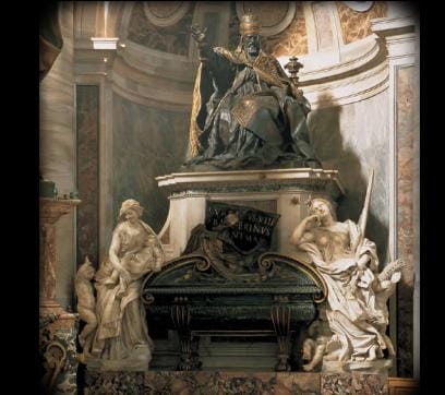 La tumba de Urbano VIII, de Bernini La tumba de Urbano VIII, de Bernini
